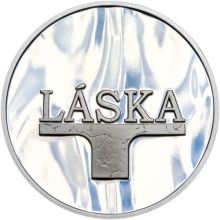 Ryzí přání LÁSKA - velká stříbrná medal 1 Oz